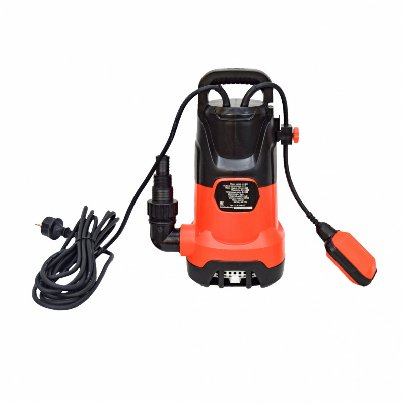 Насос дренажный погружной Brait ND-1100D 23.01.148.077, 250л/м, 1100Вт, до 35 мм, макс. напор 9,5м