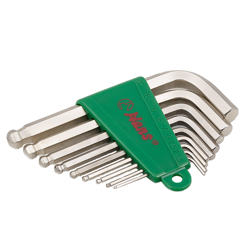 Набор Г-шестигранников Hans 16774-9M 15-10 мм 9 шт 1715₽