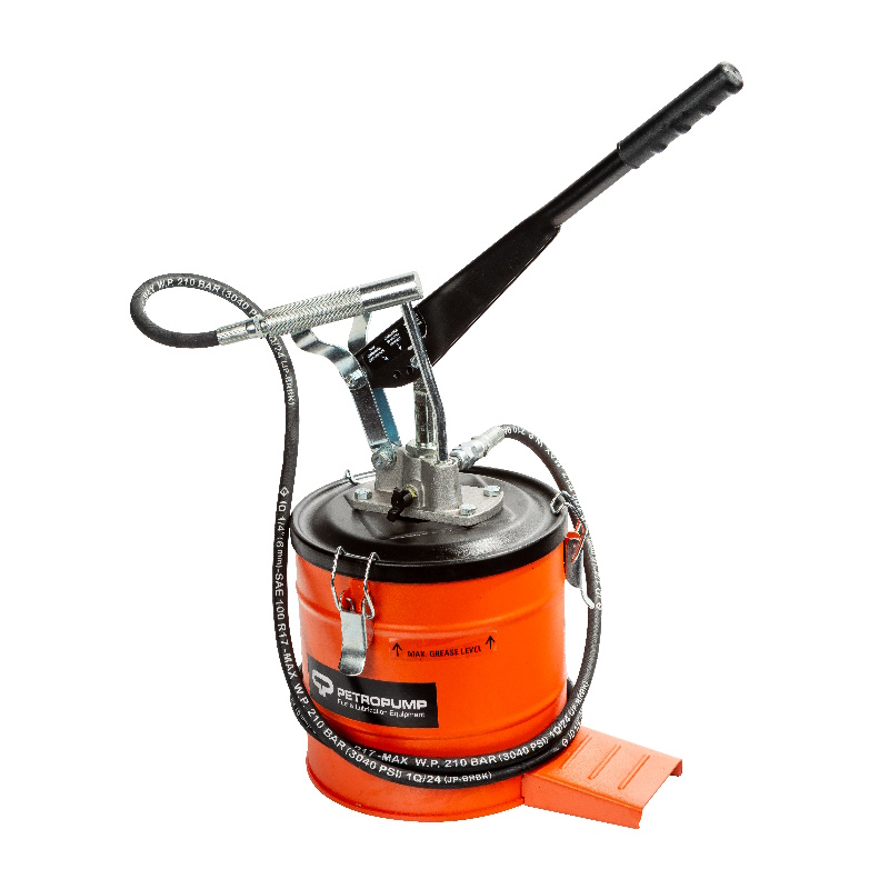 Ручной солидолонагнетатель Petropump PP210022 с емкостью 6 кг 275 бар 16091₽
