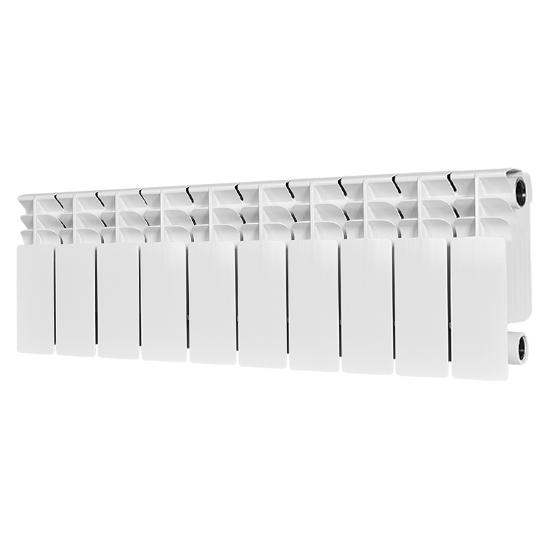 Радиатор Stout TITAN 200 SRB-3310-020010, 10 секций, биметаллический, боковое подключение (белый RAL 9016)
