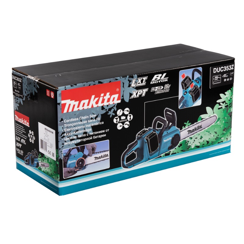 Аккумуляторная цепная пила Makita DUC353Z (2xАКБ 632F69-8, ЗУ 630876-7)