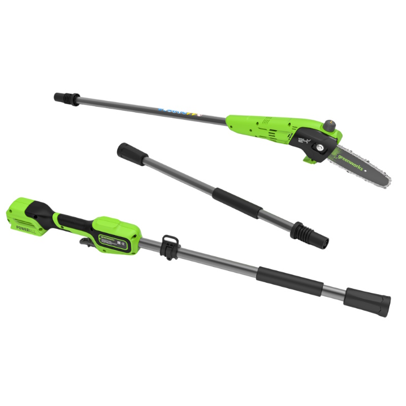 Высоторез/сучкорез штанговый Greenworks G24PS201 1402607, 24В, 20см, без АКБ и ЗУ в Кинешме