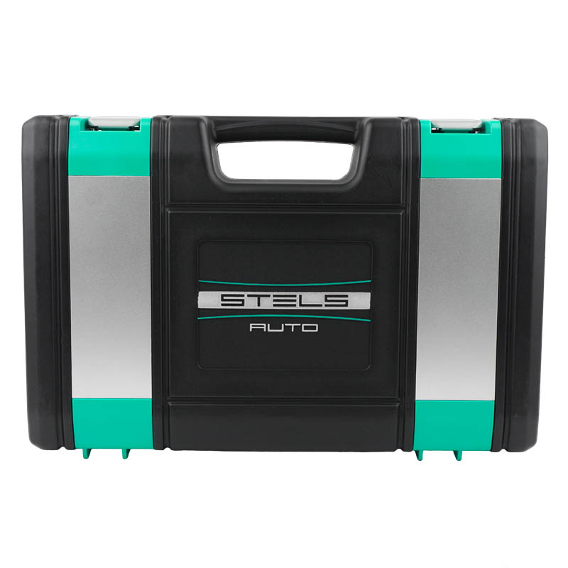 Набор инструментов в пластиковом кейсе Stels 14106 (количество предметов 94, вес 6.48 кг)