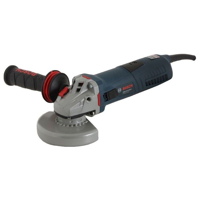 Угловая шлифмашина (болгарка) Bosch GWS 12-125 CIE 0.601.794.002, 125 мм, 1200 Вт, плавный пуск, регулировка оборотов