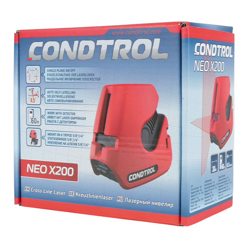 Лазерный уровень Condtrol neo x200 1-2-115 (бытовой, 2 лазера) в Твери
