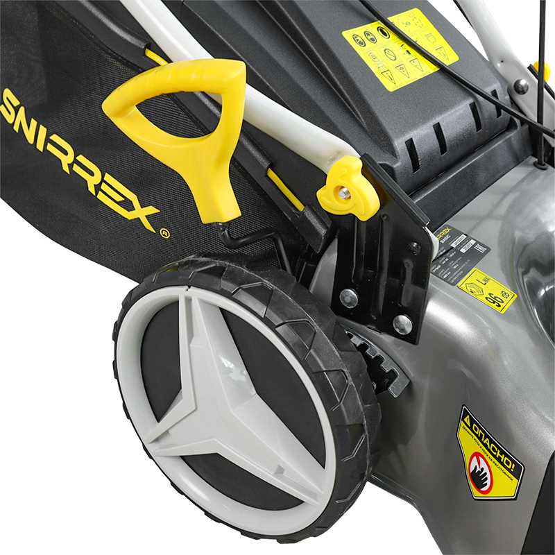 Газонокосилка бензиновая Snirrex PM4634, 3,4 л.с., ширина скашивания 46 см, самоходная в Угличе
