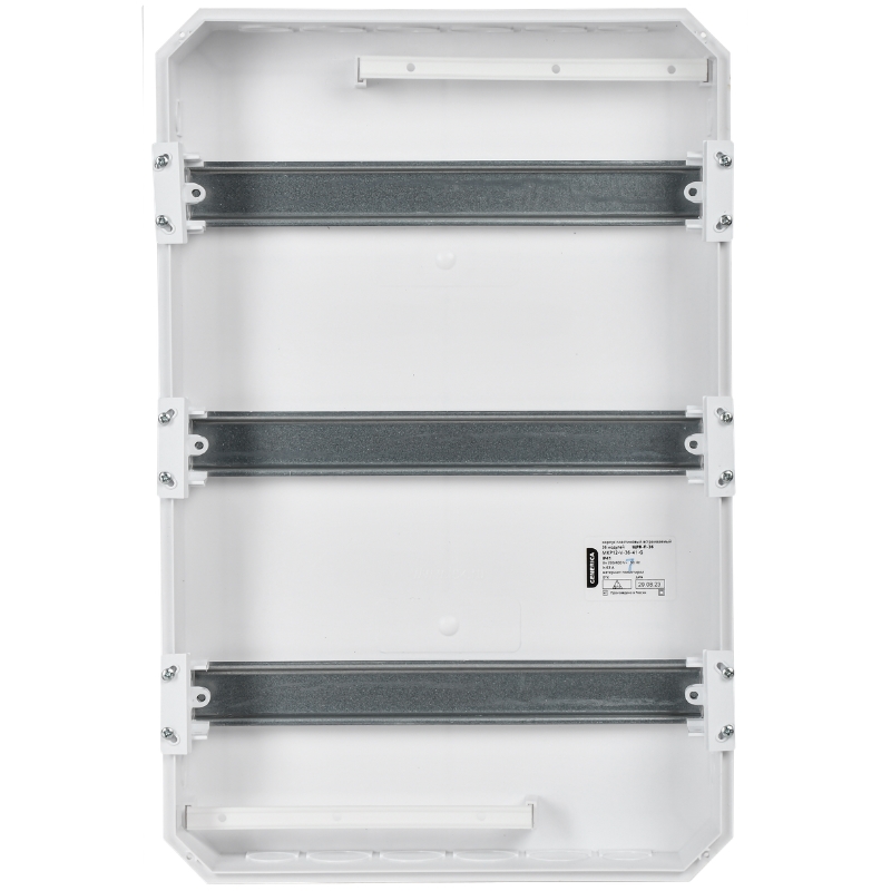 Корпус пластиковый IEK GENERICA ЩРВ-П-36 MKP12-V-36-41-G черн. прозр. дверь IP41 в Муроме
