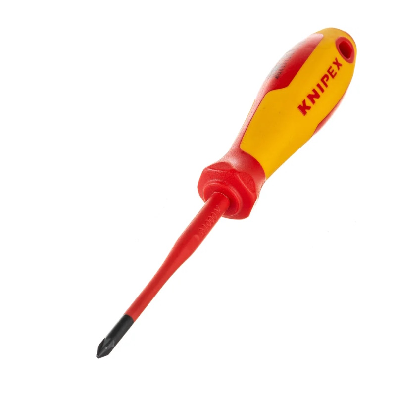 Отвертка тонкая Knipex KN-982501SL, Pozidriv® ,PZ1, 80мм, до 1000V в Коврове