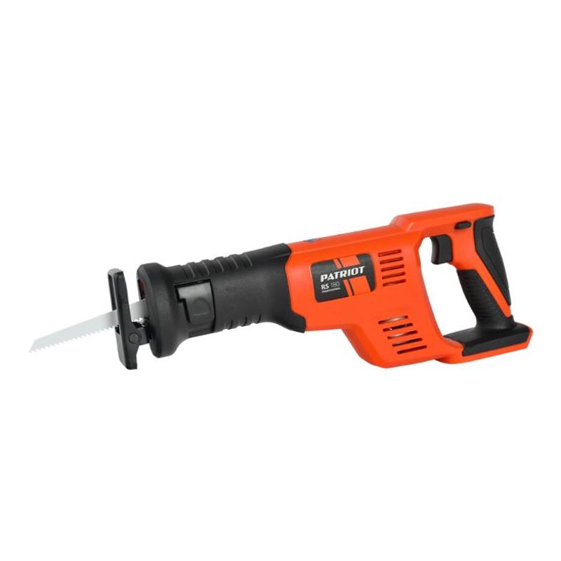 Аккумуляторная сабельная пила Patriot RS 180 UES 110303180 (аккумулятор li-ion; толщина металла 5 мм, дерева 100 мм, без АКБ и ЗУ) в Муроме