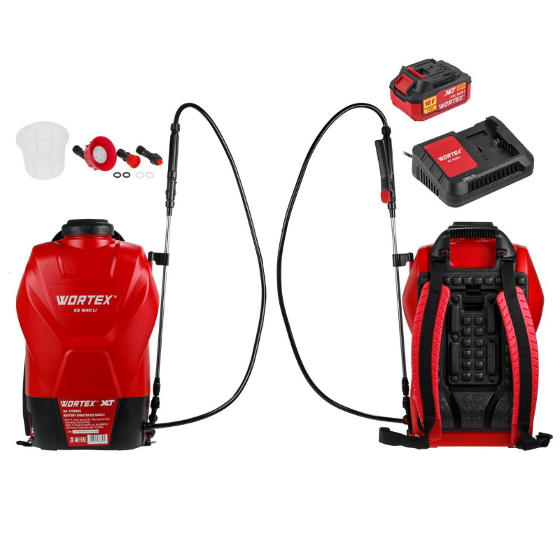 Аккумуляторный опрыскиватель Wortex KS 1640 ALL1 XLT SET 1335856 Li в кор 18В 16 л 4 Ач 9208₽
