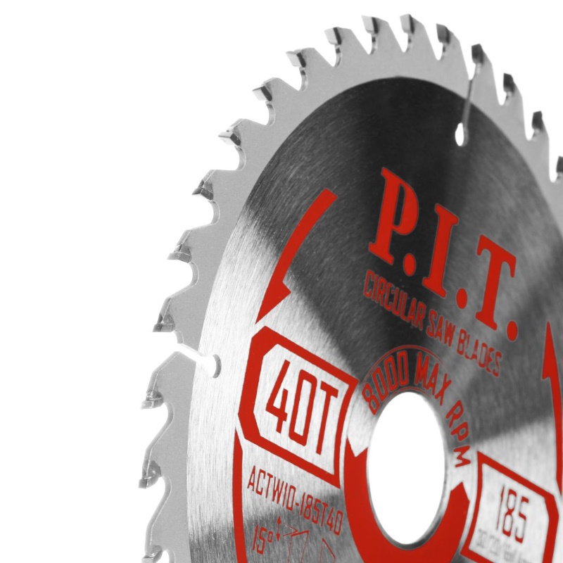 Диск пильный P.I.T. ACTW10-185T40, 185x30/20/16x2,2 мм, 40T в Переславле