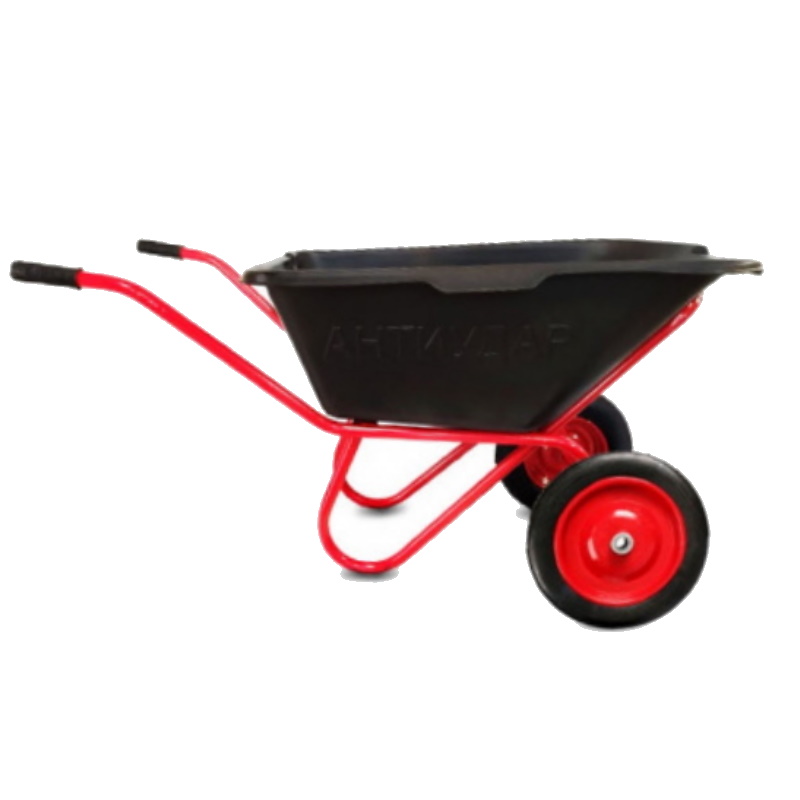 Тачка строительная TOR 1023978 110 л 200 кг Антиудар двухколёсная с пневмоколесом 5873₽