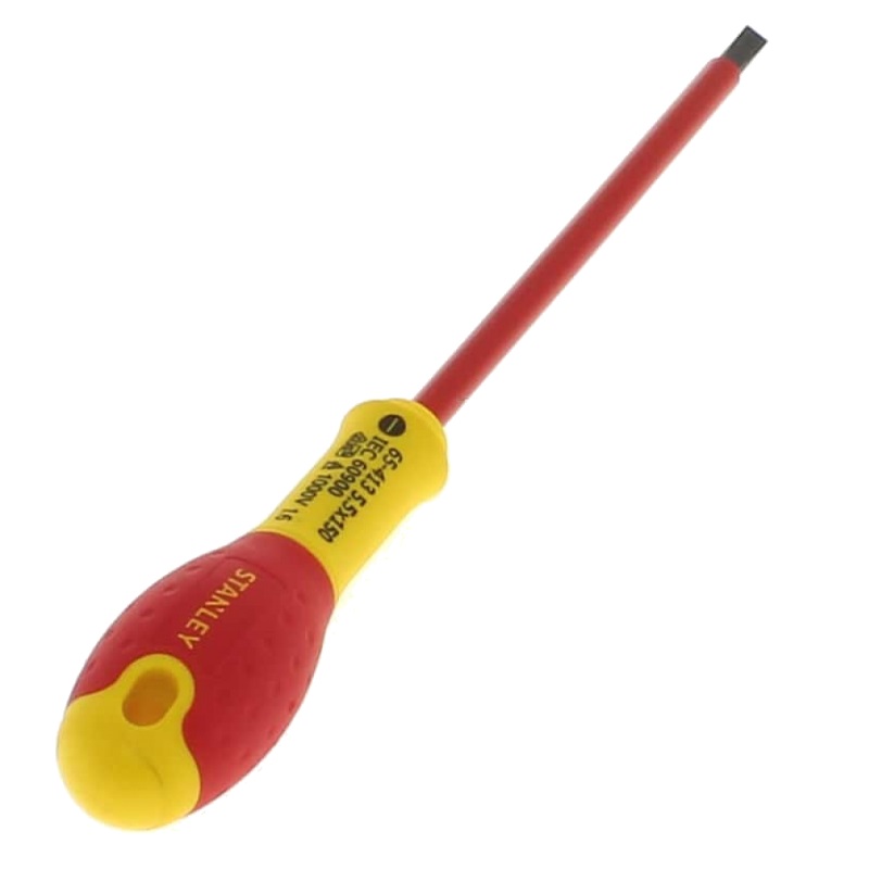 Диэлектрическая отвертка Stanley FatMax 0-65-413 (прямой шлиц, 5.5x150 мм) в Твери