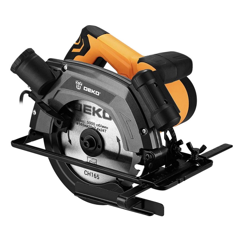 Дисковая (циркулярная) пила Deko CS1250-D 083-1100, 1250 Вт, 165 мм, диск в Череповце