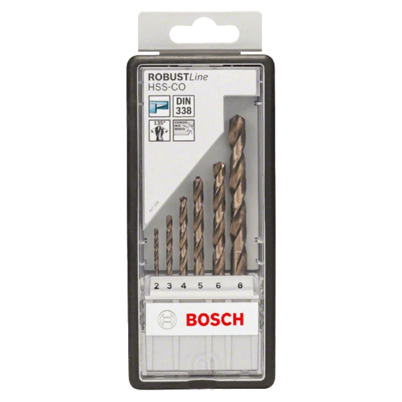 Набор сверл Bosch 2.607.019.924, HSS-CO, 2/3/4/5/6/8 мм в Костроме
