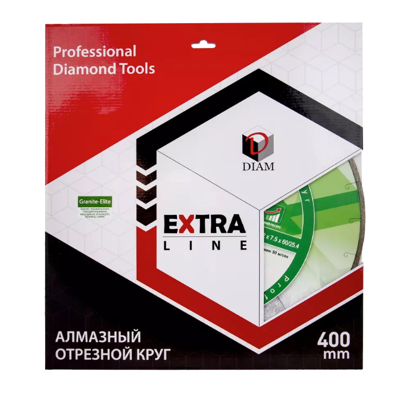 Круг алмазный Diam Granite-Elite 1A1R 000416, 400x2,2x7.5x60/25.4 в Угличе