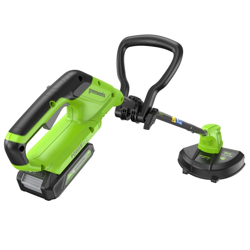Триммер аккумуляторный Greenworks G24LT251 2113307SA, 24В, 25см с 1хАКБ 2Ач и ЗУ  в Муроме