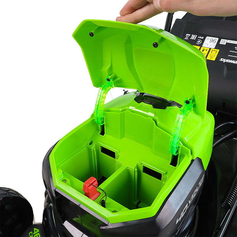 Самоходная аккумуляторная газонокосилка Greenworks 2506807 (40В, 46см, бесщеточная)