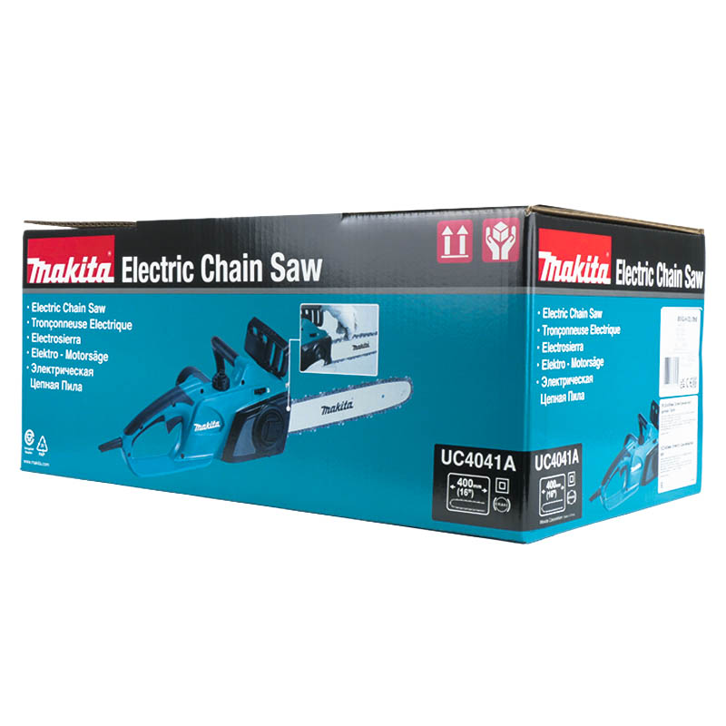 Электрическая цепная пила Makita UC4041A (1800 вт, шина 16 дюймов, скорость цепи 14.5 м/с, вес 4.7 кг) во Владимире