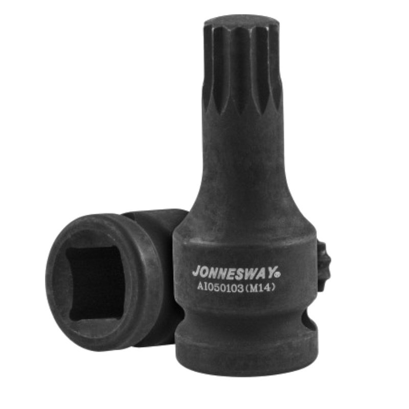 Насадка ударная Jonnesway AI050103 048944, 1/2''DR, многоцелевая, М14х60 мм, для а/м VW Т4.(ключ верхних шаровых шарниров) в Костроме