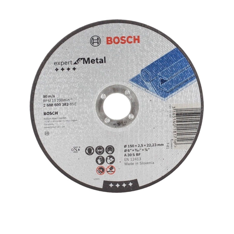 Отрезной круг по металлу Bosch 2.608.600.382 (150x2,5x22,2 мм) в Рыбинске