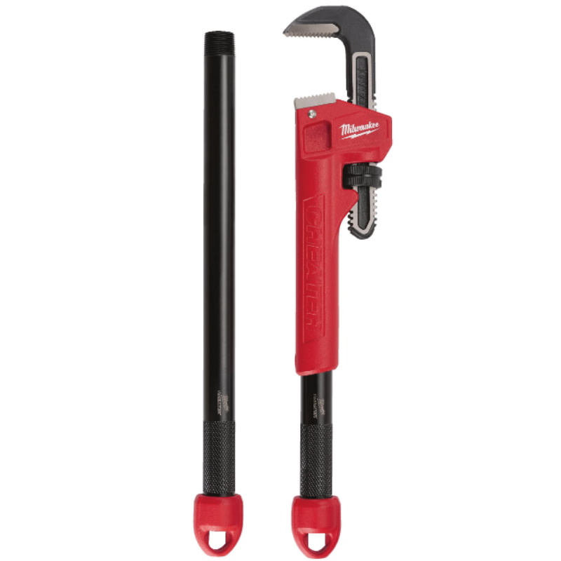 Ключ трубный Milwaukee Cheater 48227314 стальной тип L 250-600 мм сменные рукоятки хват до 63 мм 8630₽