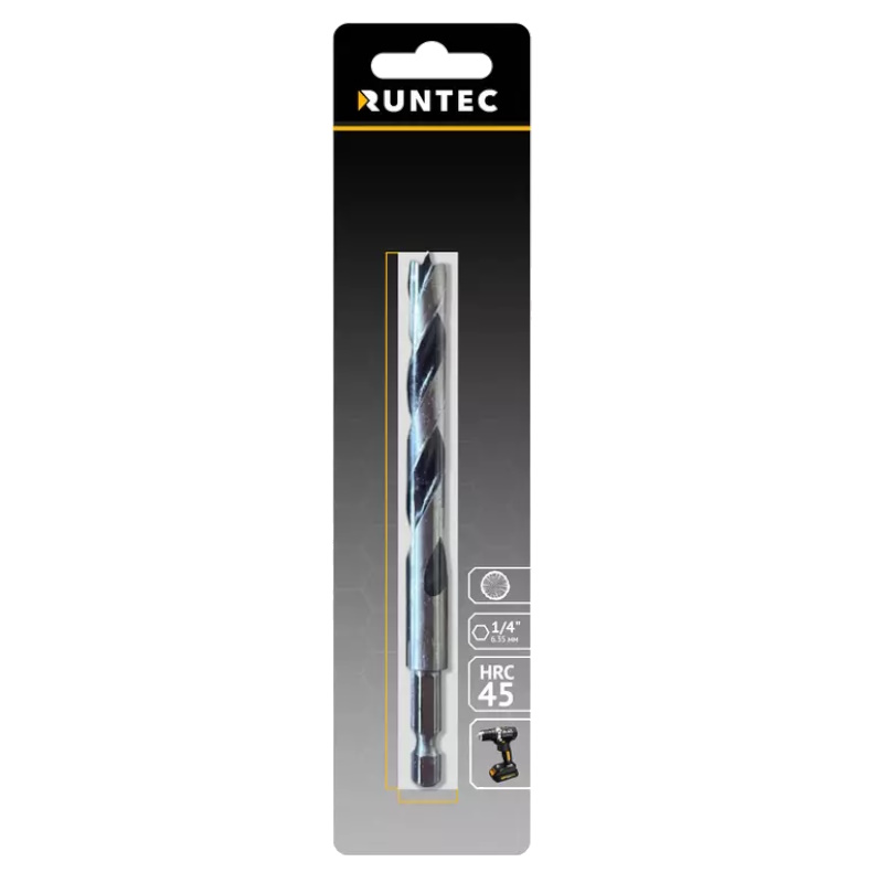 Сверло по дереву Runtec RT-DT12, HRC45, 12 x 150 мм, HEX 1/4" в Туле