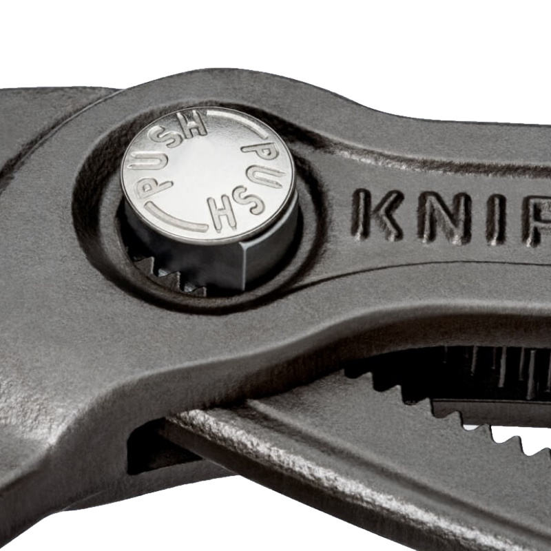 Клещи переставные Knipex KN-8701250SB Cobra, зев 50 мм, длина 250 мм, фосфатированные, обливные ручки, SB в Муроме
