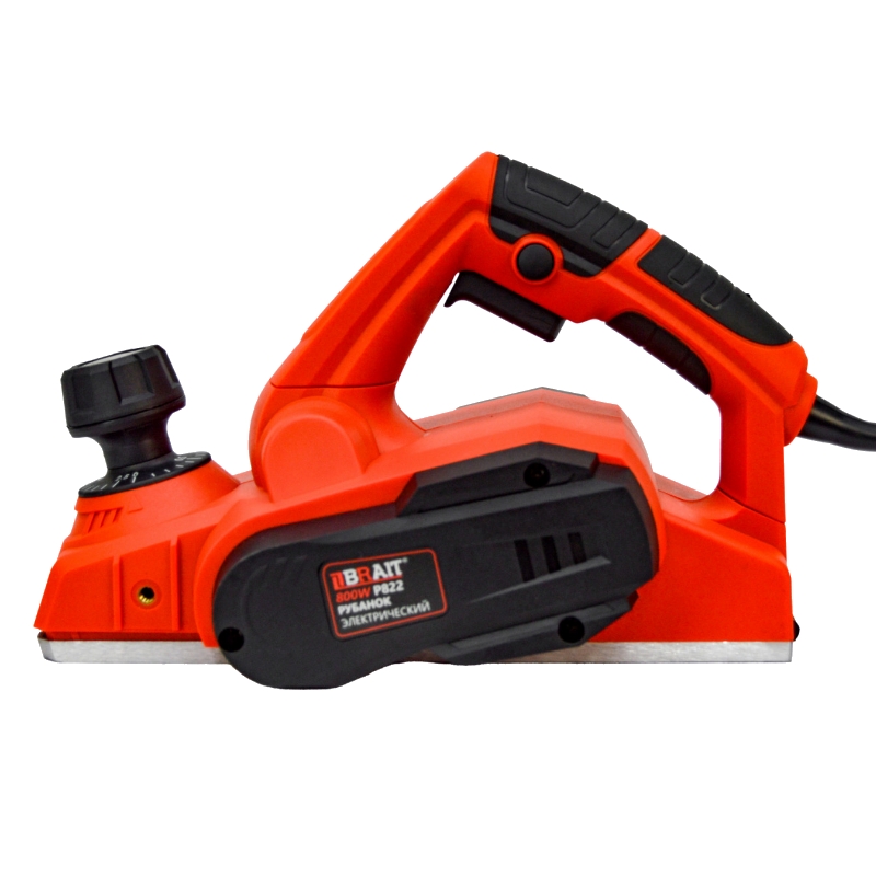 Рубанок электрический Brait P822 21.01.242.106, 800Вт,размер ножа 82*5,7*1,2 мм, 17000 об/мин