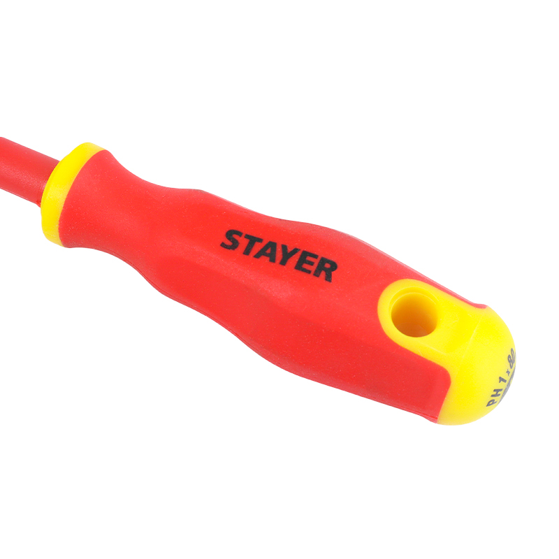Отвертка диэлектрическая Stayer 25142-1-08, PH1x80 мм, до 1000 Вт в Туле