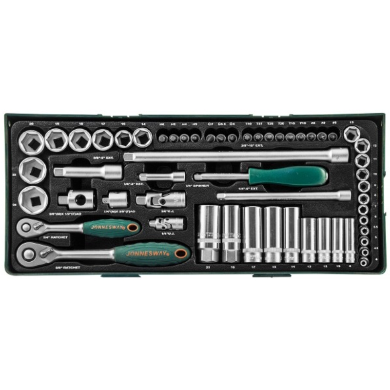 Тележка инструментальная Jonnesway C-7DW146 048480, 7-ми полочная с инструментом в ложементах, 146 предметов в Туле