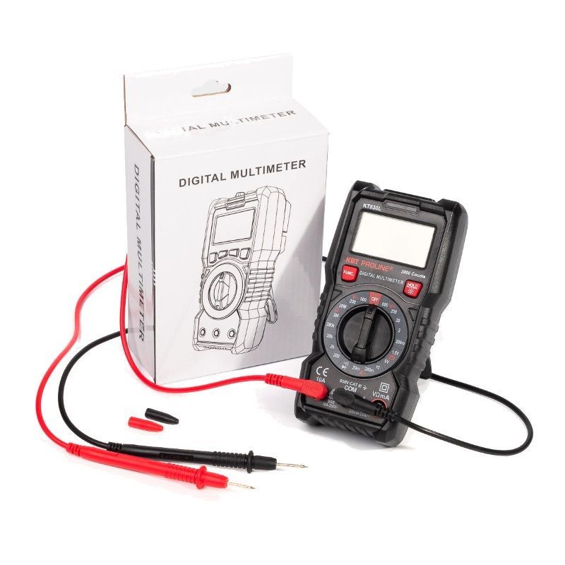 Мультиметр цифровой KT830L PROLINE 79127 (до 10а, true rms) в Ярославле