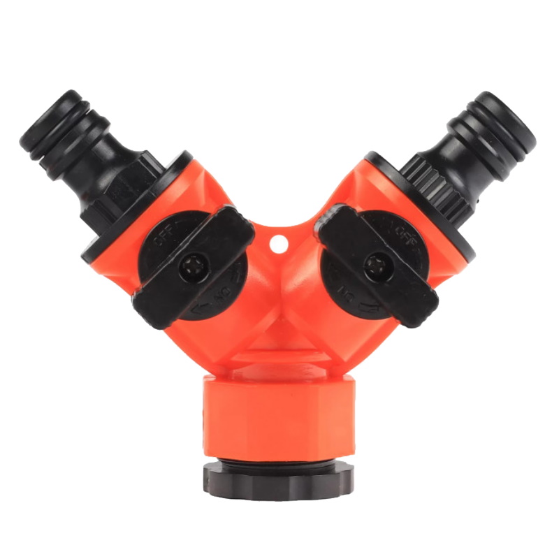Распределитель Patriot TAP-2 777001120, пластиковый, 2-х канальный, G 3/4" + 1/2"