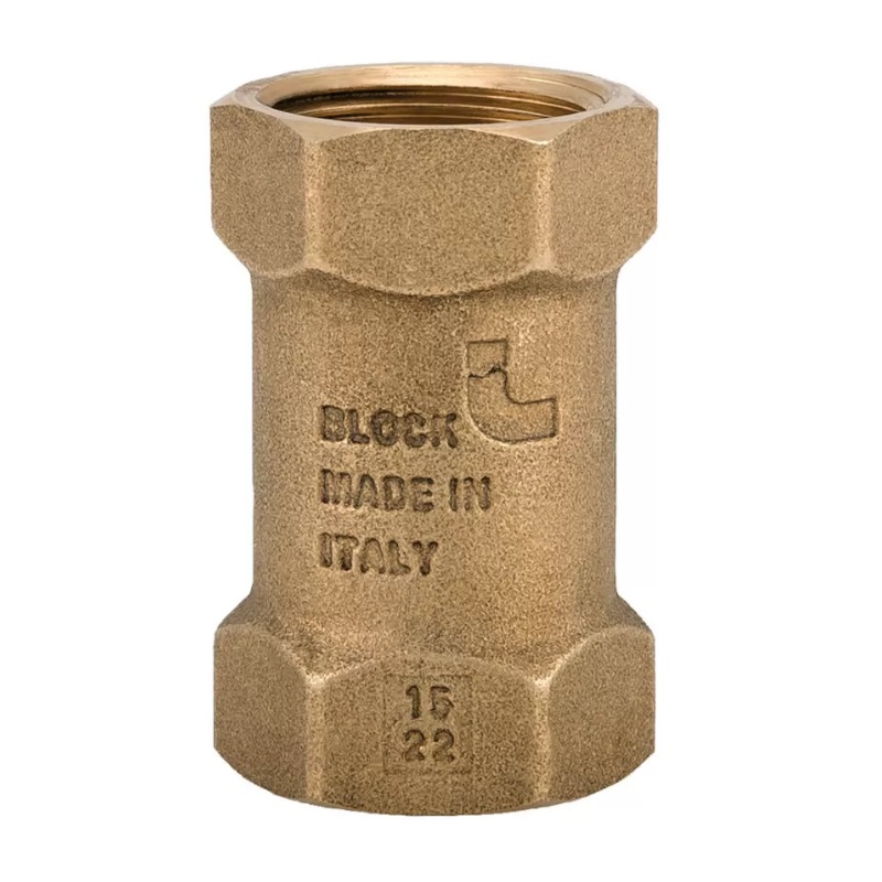 Обратный клапан латунный ITAP BLOCK 101 (1", ДУ 25)