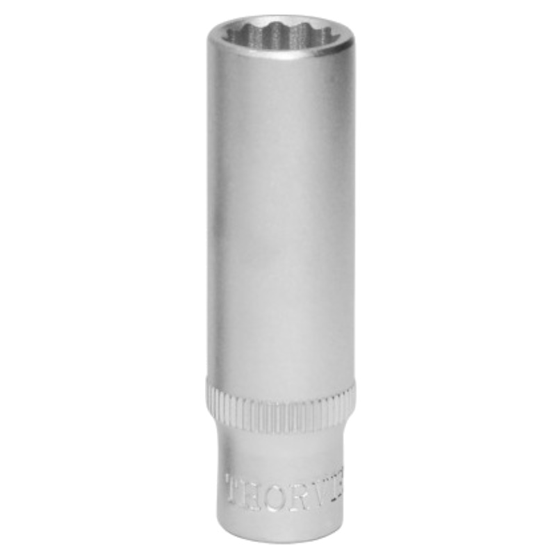 Головка торцевая Thorvik S13S2215 054174, глубокая, 12-гранная, 1/2"DR, 15 мм в Иваново