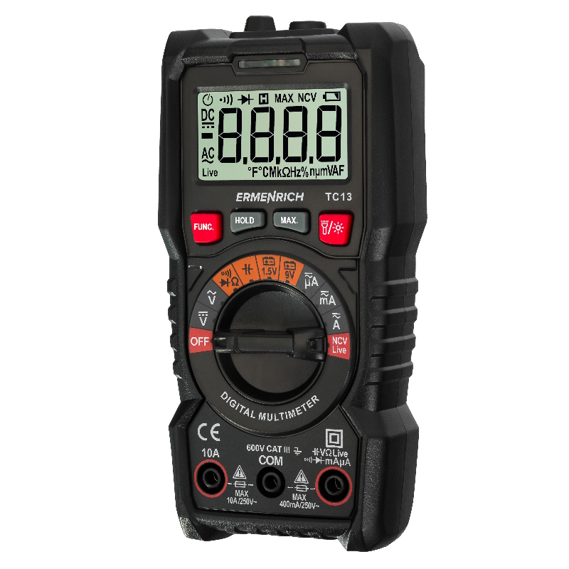 Мультиметр Ermenrich Zing TC13 82980, цифровой, 10A, 600 В в Вологде