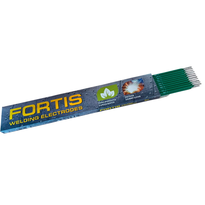 Электроды сварочные МР-3 Fortis 4673WE2016 (3 мм, 1 кг) в Вологде