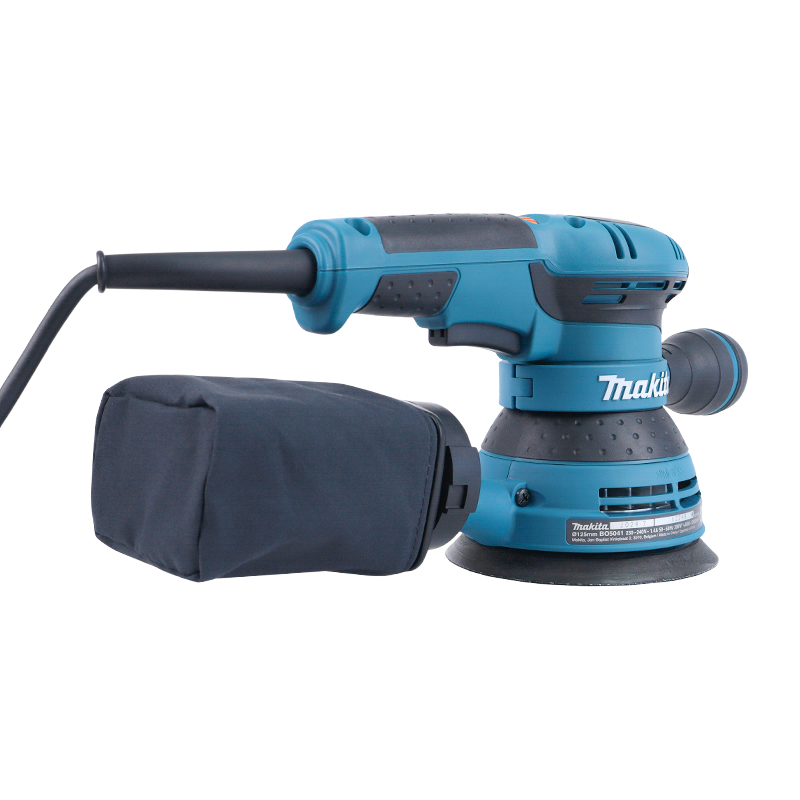 Эксцентриковая шлифмашина Makita BO5041 (диаметр круга 125 мм, вес 1,4 кг, работа с пылесосом) во Владимире