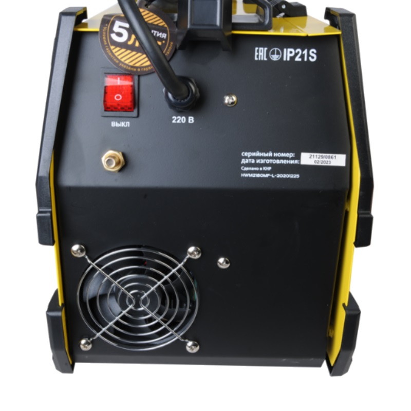 Сварочный полуавтомат Hanskonner HWM2180MF MIGMAG 20-180 А с функцией MMA 20-160 А