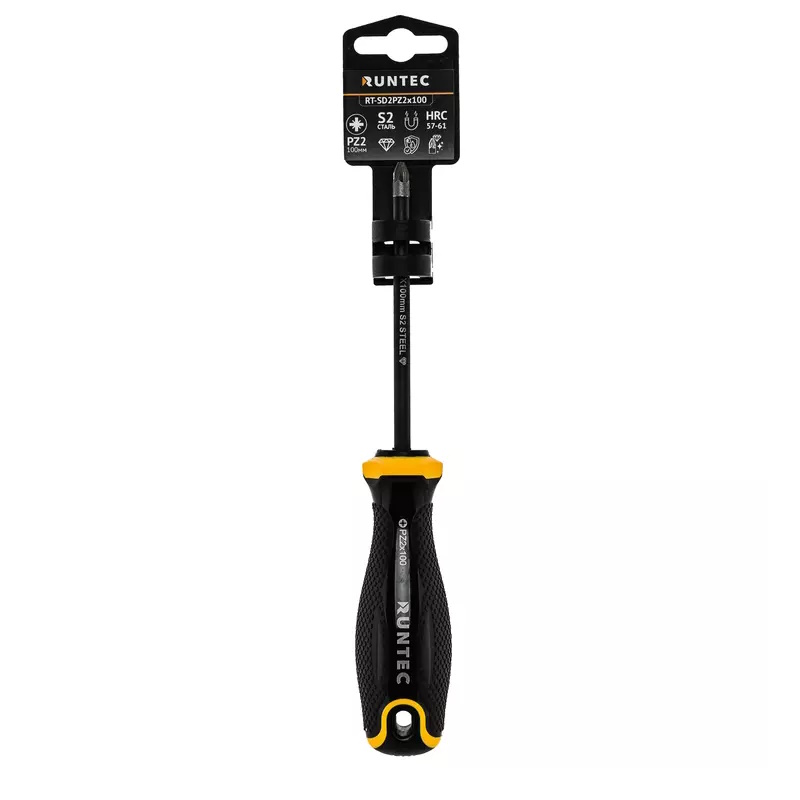 Отвертка Runtec Diamond Coating RT-SD2PZ2x100, PZ2 x 100 мм, S2  во Владимире