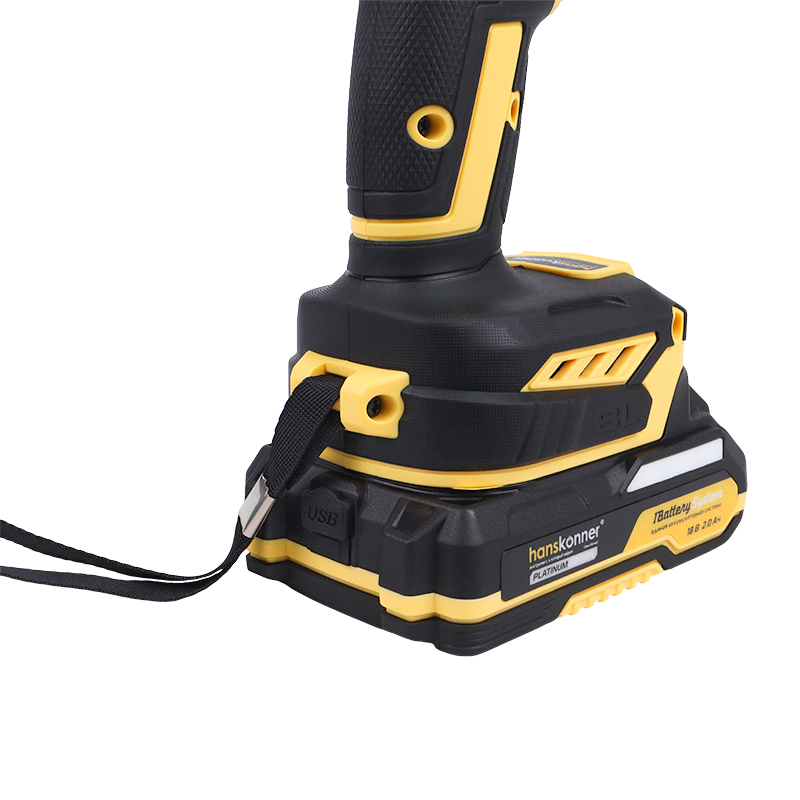 Дрель акк б/щ уд. Hanskonner HCD2065BLIC 18В, 1BatterySystem, 65Нм, (2х2.0Ач совместимы с Makita LXT) в Туле