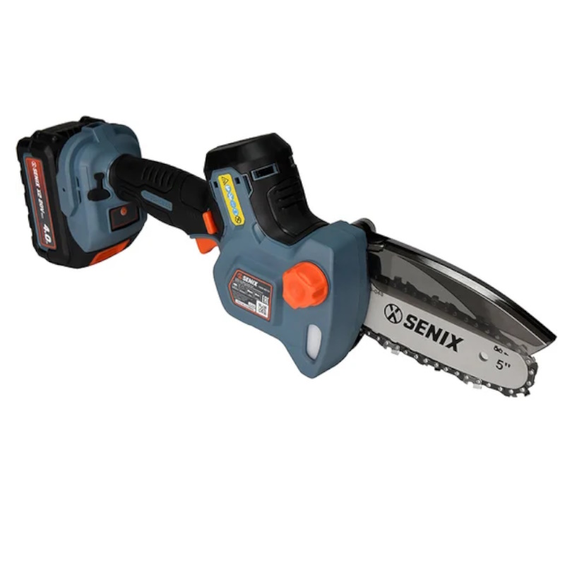 Мини-пила цепная аккумуляторная Senix CSX2-M3-EU, X2 20V, 12см, 1 акб, 1зу в Угличе