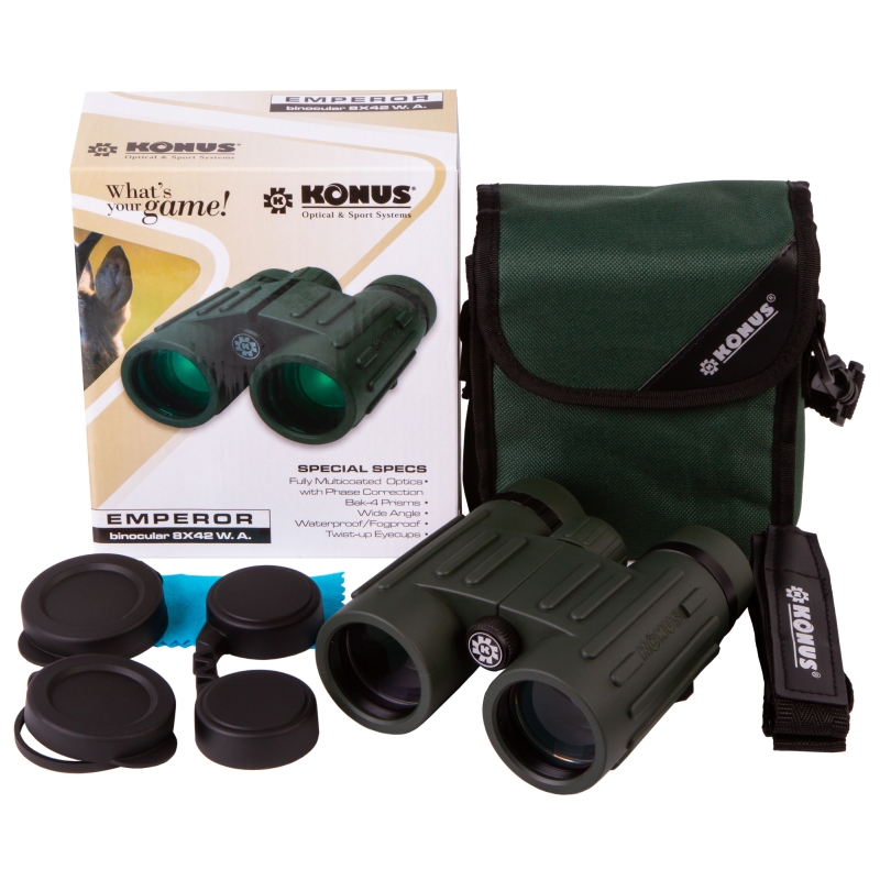 Бинокль Konus Emperor WA Green 77053, 8x42 в Вологде