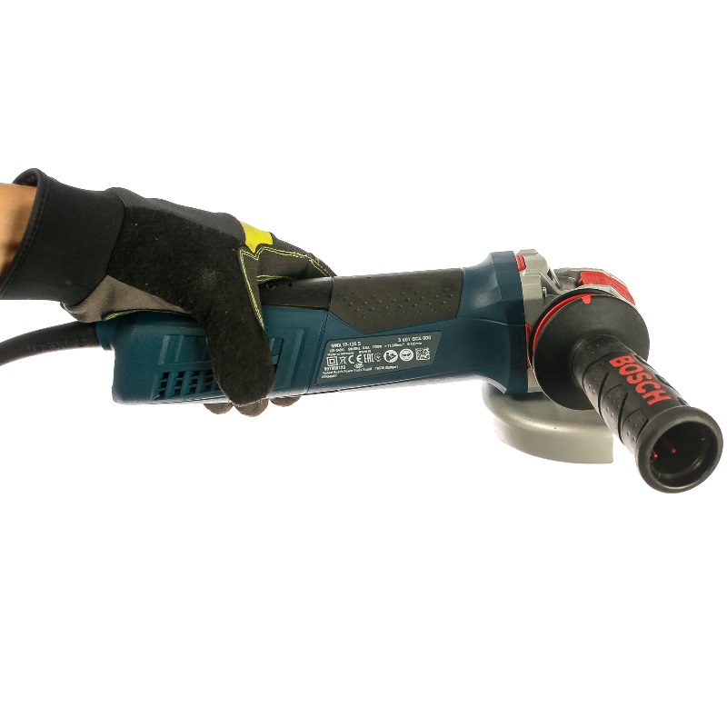 Угловая шлифмашина (болгарка) Bosch GWX 17-125 S X-LOCK 0.601.7C4.002, 125 мм, 1700 Вт, плавный пуск, регулировка оборотов в Кинешме