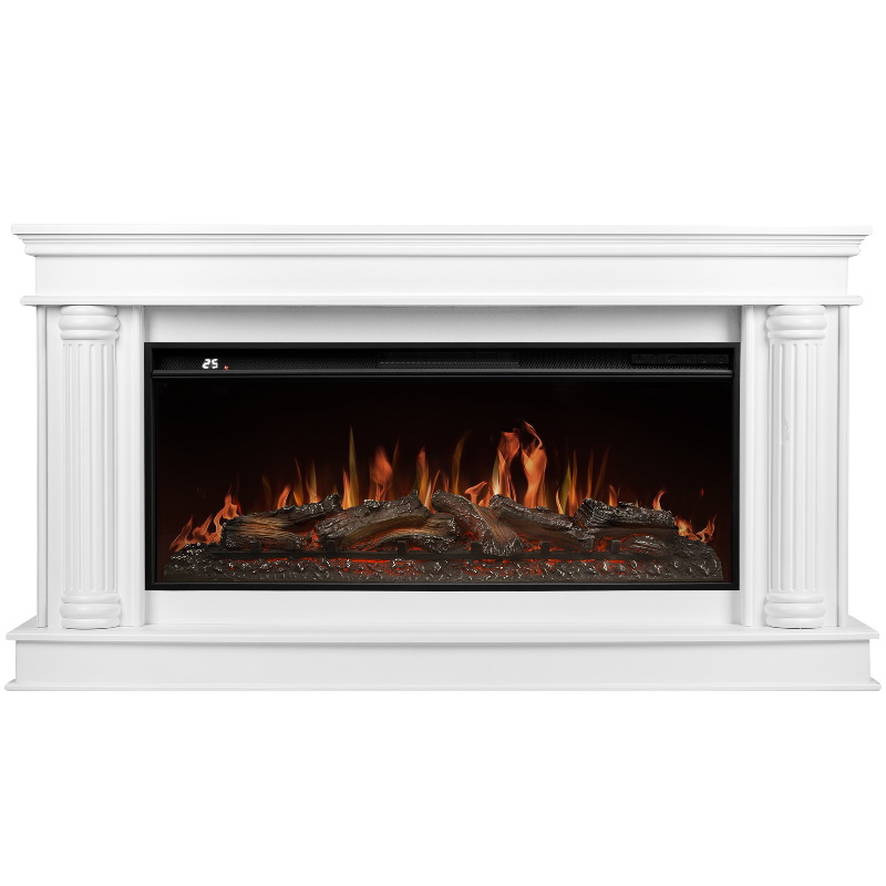 Каминокомплект Royal Thermo НС-1705146: Очаг Aurora RTFP/P-AR40LS, портал Olympia 42/40/36, белый
