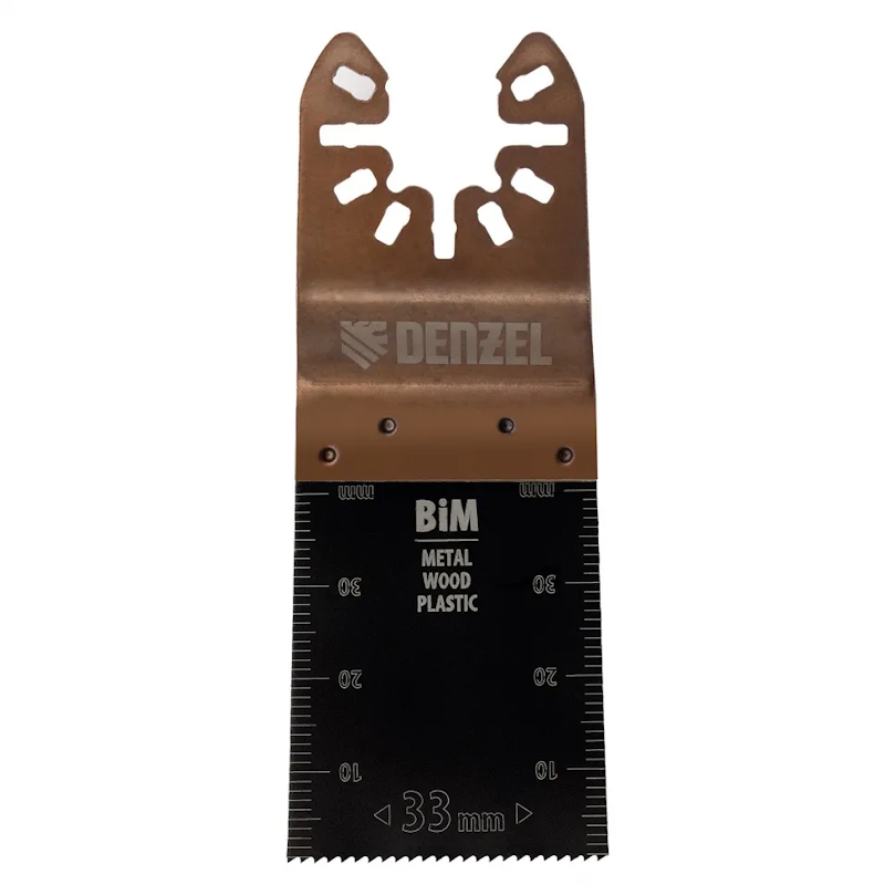 Насадка для МФИ Denzel 782305, режущая пазовая прямая, BiM, по металлу и дереву, 33 x 1,4 мм, мелкий зуб в Кинешме