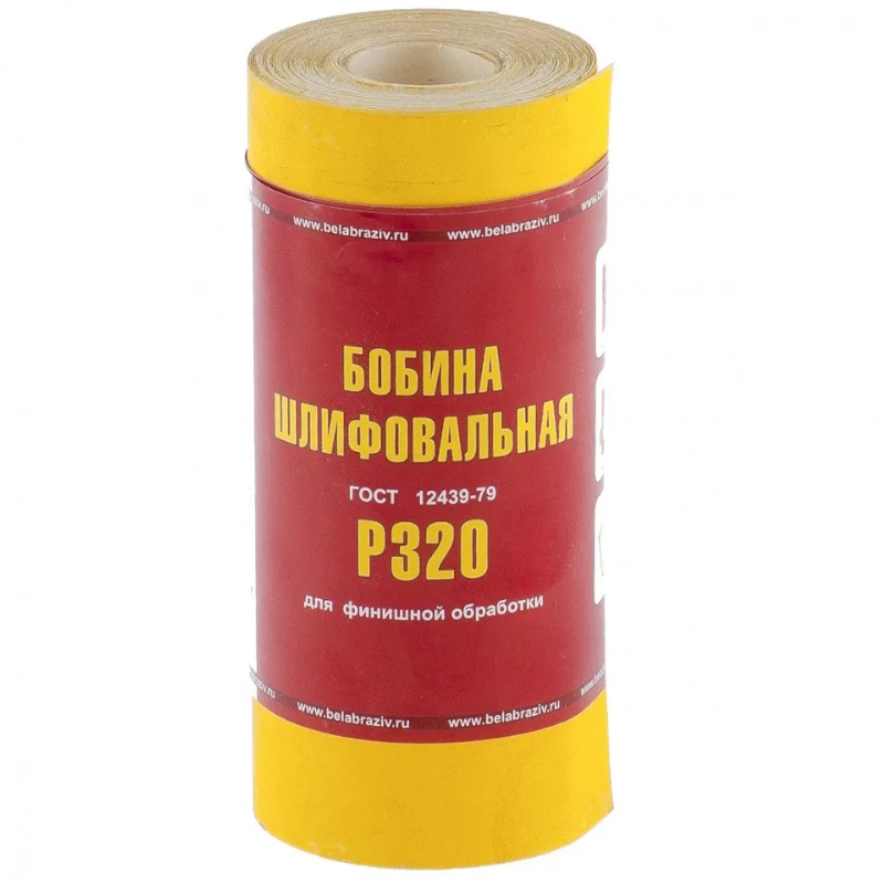 Шкурка на бумажной основе БАЗ LP41C 75636 зернистость Р320 мини-рулонбобина шлифовальная115мм х 5м 253₽