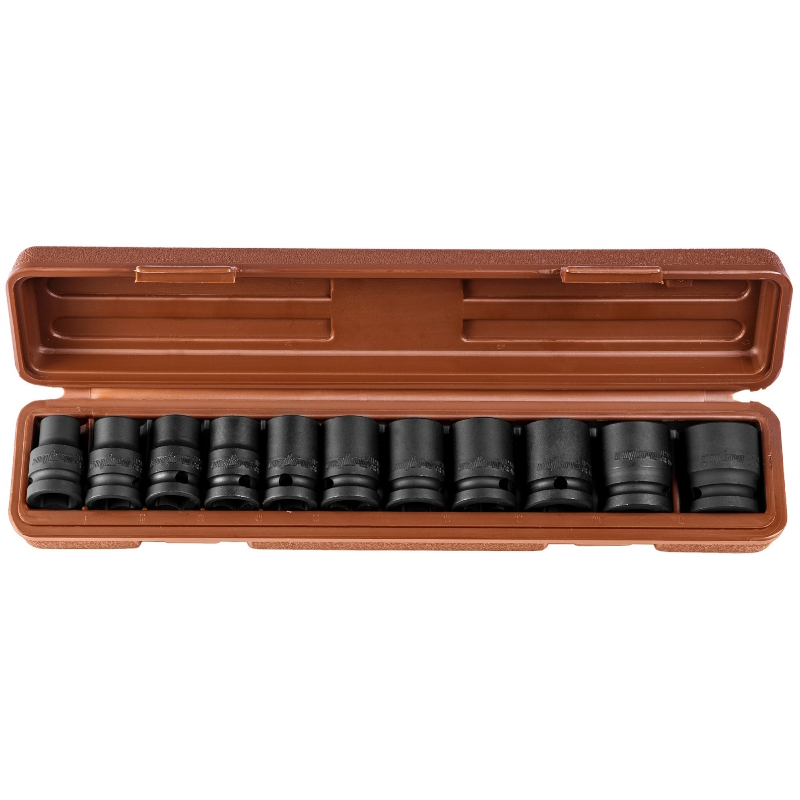 Набор головок торцевых для ударного инструмента Ombra 912411, 1/2"DR, 10-24 мм, 11 предметов в Муроме