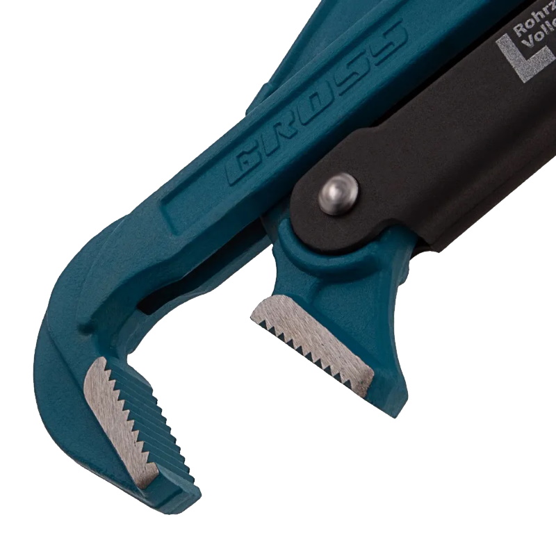 Ключ трубный Gross 15606, рычажный, №4, 3", цельнокованный