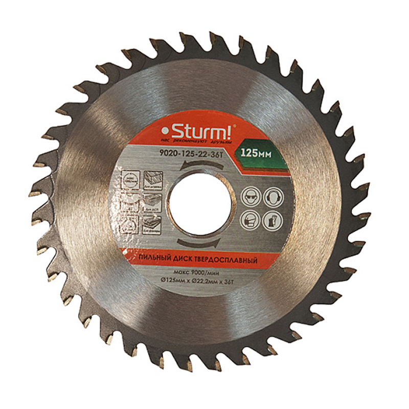 Диск пильный Sturm 9020-125-22-36T во Владимире